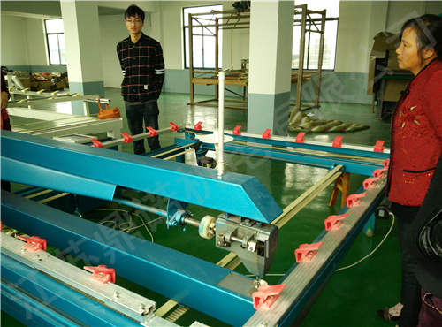 客戶(hù)觀(guān)看半截車(chē)試車(chē)