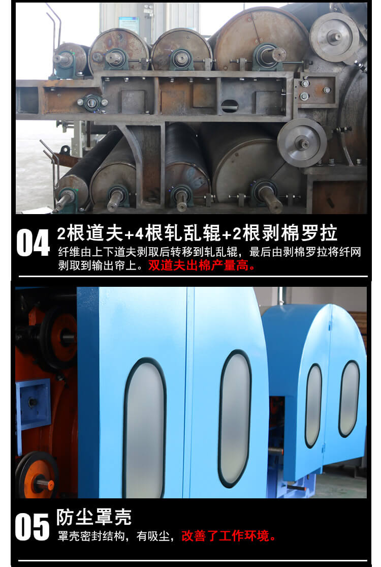 N-1230單/雙錫林雙道夫梳理機產(chǎn)品細節3
