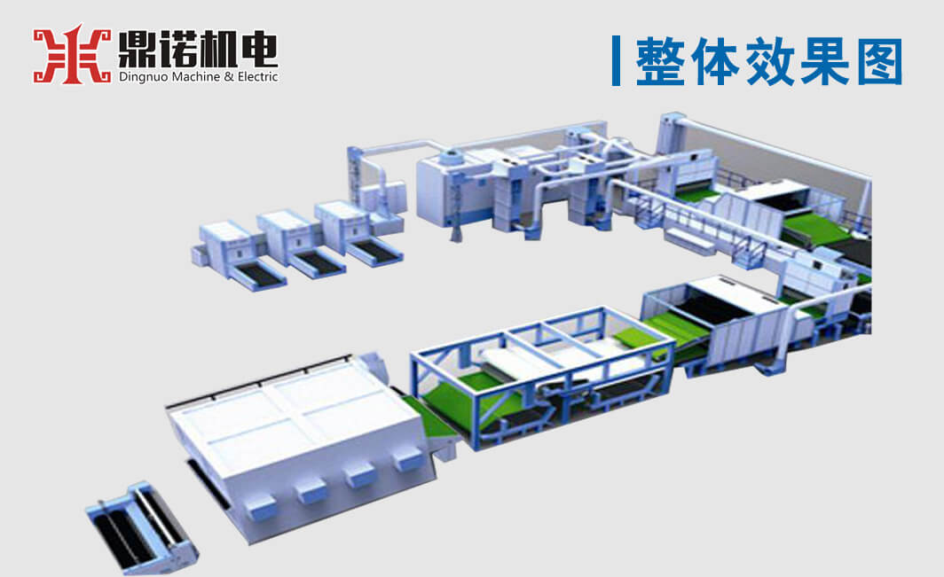 水刺法非織造布生產(chǎn)線(xiàn)