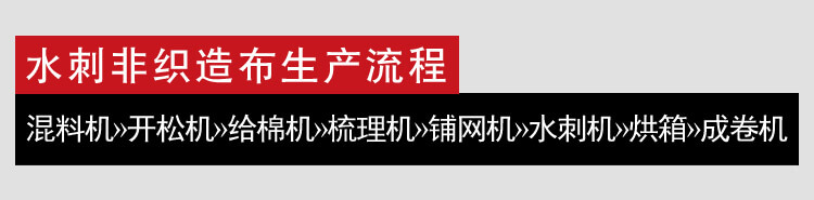 水刺非織造布生產(chǎn)線(xiàn)細節1